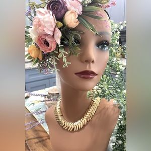 Vintage Stunning Zigzag Necklace